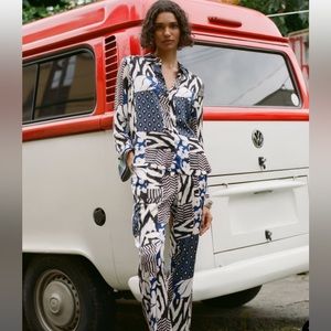 NWT Printed Shirt and Pant Set